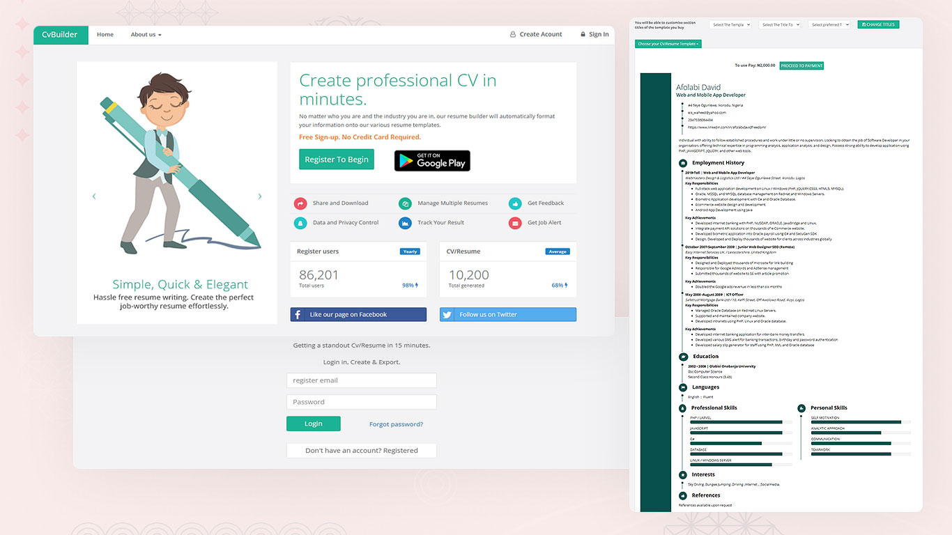 Cv Maker Nigeria